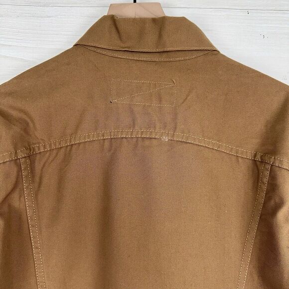 Rogue Territory RGT Supply Jacket Men Size L Slim Fit Brown Canvas Ridgeline USA - Picture 7 of 14